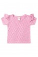 Conjunto Pijama Blusa e Shorts - Corações Rosa - Ame Kids
