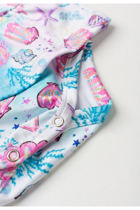 Body Vestido Proteção Uv - Conchas - Ame Kids