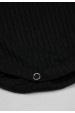 Conjunto Body Canelado Curto Menina - Preto - Ame Kids