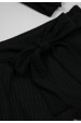 Conjunto Body Canelado Curto Menina - Preto - Ame Kids
