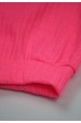 Conjunto Body Canelado Curto Menina - Pink - Ame Kids