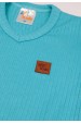 Conjunto Body Canelado Curto Menino - Ciano - Ame Kids
