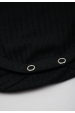Conjunto Body Canelado Curto Menino - Preto - Ame Kids