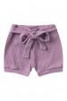 Conjunto Body Canelado Curto Menina - Lilás - Ame Kids