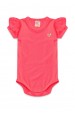 Conjunto Body Canelado Curto Menina - Pink - Ame Kids