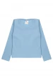 Blusa Canelada Manga Longa - Azul Bebê - Ame Kids