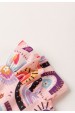 Conjunto Body Canelado Curto Menina - Arco íris - Ame Kids