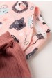 Conjunto Body Canelado Curto Menina - Safari Conjuntinho - Ame Kids