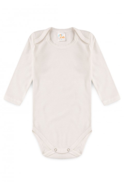 Conjunto Canelado Light Longo - Off-White - Ame Kids