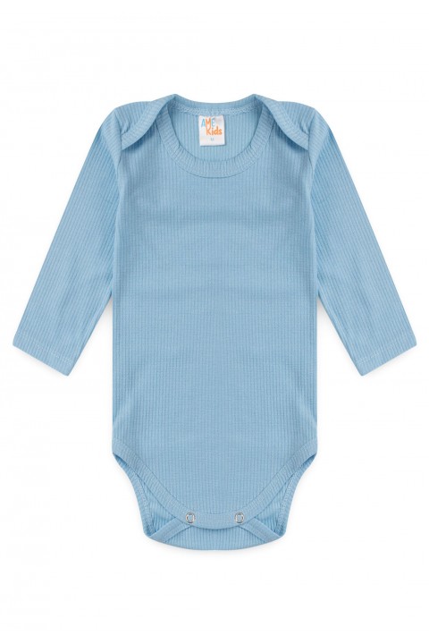 Conjunto Canelado Light Longo - Azul Bebê - Ame Kids