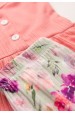 Conjunto Bata Shorts Verão Canelado Bebê - Pêssego - Ame Kids