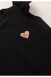 Conjunto Canelado - Xadrez Preto - Ame Kids