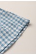 Salopete Xadrez Vichy - Azul - Ame Kids