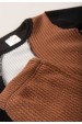 Conjunto Blusa e Calça Santorini Tricolor -  Tricolor Marrom - Ame Kids