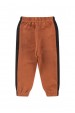 Conjunto Casaco e Calça Moletom - Tricolor Marrom - Ame Kids