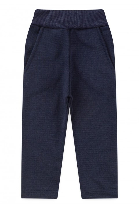 Calça de Moletom Infantil Bolsos - Azul Marinho - Ame Kids