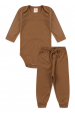 Conjunto Canelado Light Longo - Doce de Leite - Ame Kids