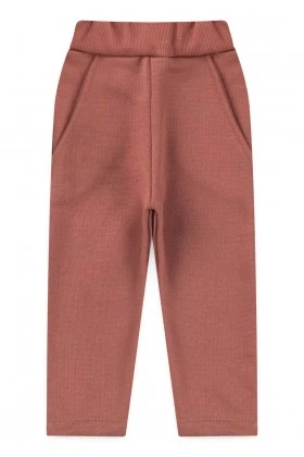 Calça de Moletom Infantil Bolsos - Rosé - Ame Kids
