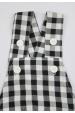 Romper Xadrez Preto e Branco - Ame Kids