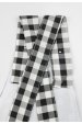 Romper Xadrez Preto e Branco - Ame Kids