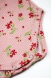 Conjunto Canelado Light Longo - Floral Pêssego - Ame Kids
