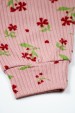 Conjunto Canelado Light Longo - Floral Pêssego - Ame Kids