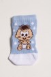 Kit 3 Pares Meia Soquete Infantil - Cia da Meia Turma da Mônica - Cascão e Chovinista Baby