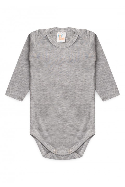 Conjunto Canelado Light Longo - Mescla  - Ame Kids