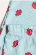 Conjunto Canelado Light Curto - Moranguinho Azul Bebê - Ame Kids