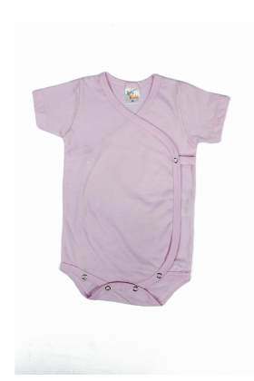 Body Kimono Rosa Curto - Ame Kids