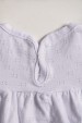 Conjunto Bata e Tapa Fralda Laise - Branco - Randa Mundu