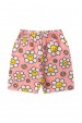 Conjunto Body Alcinha Canelado Menina - Margaridas Rosa Bebê - Ame Kids