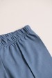 Conjunto de Blusa e Shorts Meia Malha Menino - Azul - Ame Kids