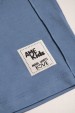 Conjunto de Blusa e Shorts Meia Malha Menino - Azul - Ame Kids