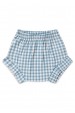 Conjunto Alcinha Canelado Curto Menina - Arco Iris Azul - Ame Kids