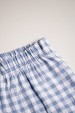 Conjunto Alcinha Canelado Curto Menina - Arco Iris Azul - Ame Kids