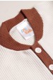 Conjunto de Blusa e Shorts Moscou Menino - Botões Avelã - Ame Kids