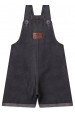Jardineira Curta Cotton Jeans - Preto - Jidi