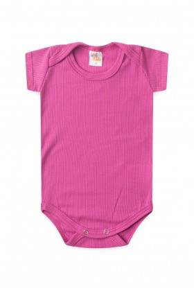 Conjunto Canelado Light Curto - Fuchsia - Ame Kids