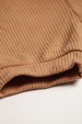 Conjunto Body Canelado Curto Menino - Xadrez Avelã - Ame Kids