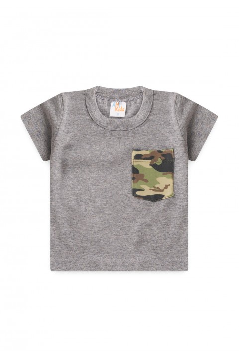 Conjunto de Blusa e Shorts Camuflado Menino - Mescla - Ame Kids