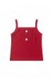 Conjunto Blusa com Botões e Shorts Canelado Menina - Melancia - Ame Kids