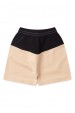 Conjunto de Blusa e Shorts Meia Malha Menino - Areia e Preto -  Ame Kids