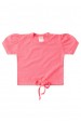 Conjunto Blusa Neon e Shorts Menina - Rosa - Ame Kids