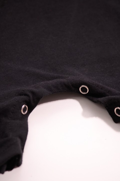 Macacão Curto - Rosa e Preto - Ame Kids