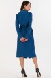 Vestido Midi de Alfaiataria Feminina Edith - Azul Marinho - Tlic Rio