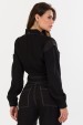 Casaqueto de Alfaiataria Curto Feminino Doris - Preto - Tlic Rio