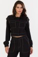 Casaqueto de Alfaiataria Curto Feminino Doris - Preto - Tlic Rio