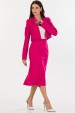 Blazer Curto de Alfaiataria Feminina Ines - Rosa Fucsia - Tlic Rio