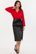 Blusa de Alfaiataria Feminina Manga Longa Dinorah - Vermelho - Tlic Rio